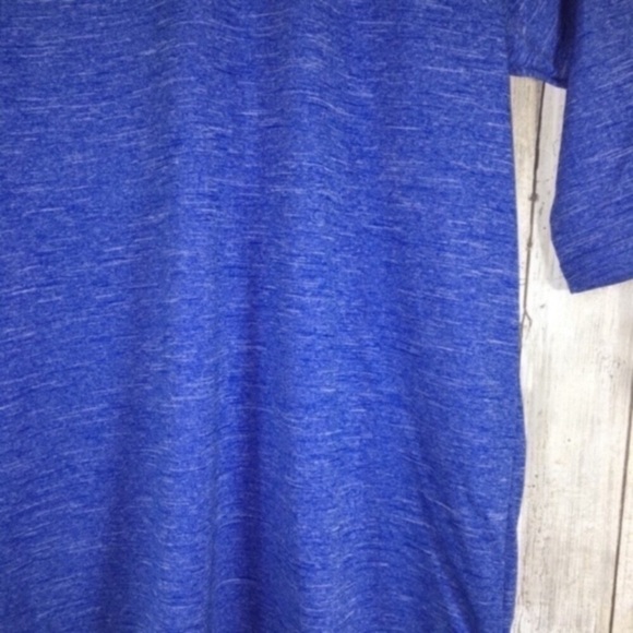 Nike Kids Blue Heather Rashgaurd - Picture 3 of 6